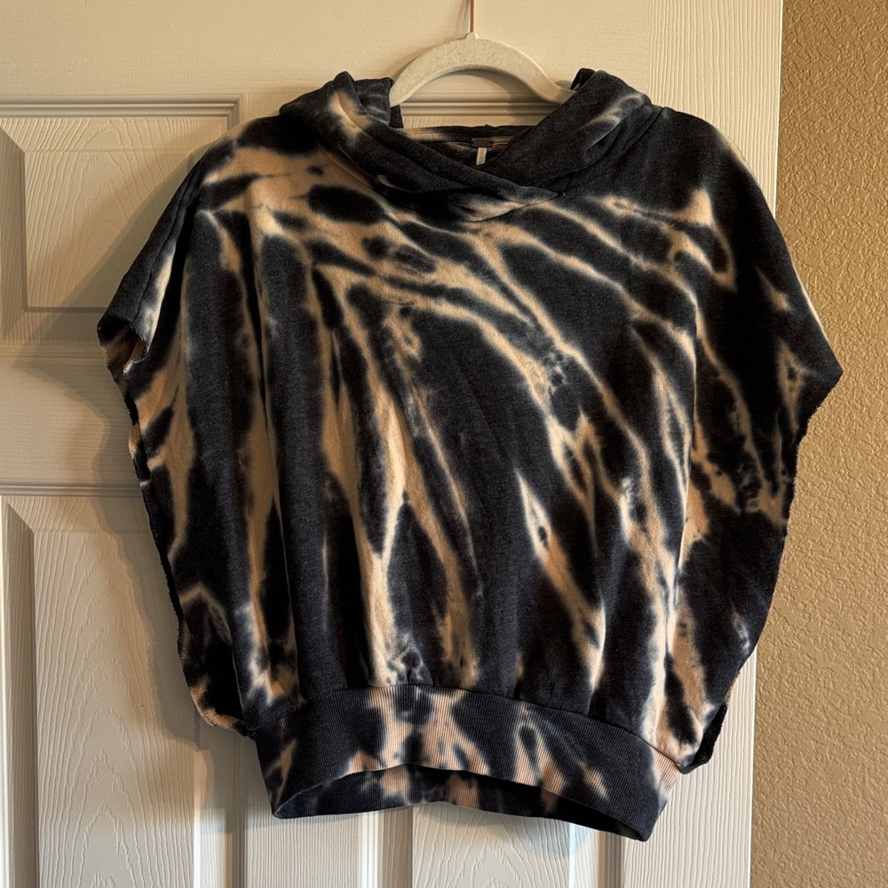 Young Fabulous & Broke YFB Gray and Cream Hoodie